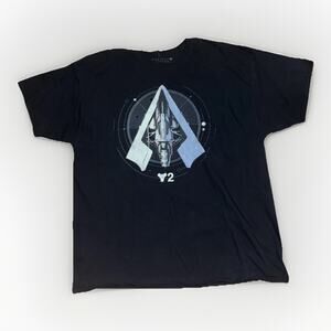 Destiny 2 Loot Crate Exclusive T-Shirt XXL Black Bungie Promo Tee 23x29 Gamer